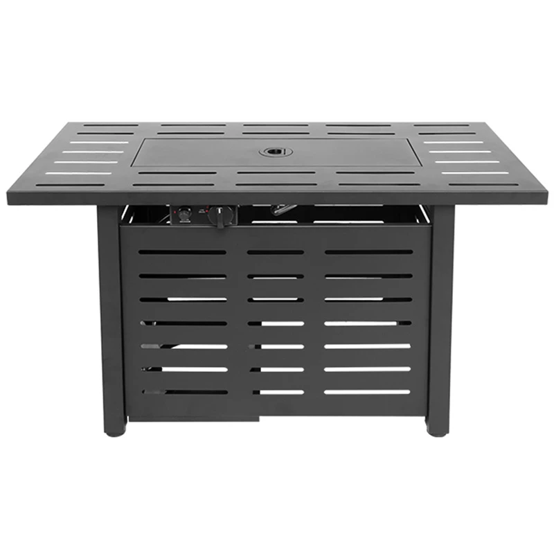 Outdoor Rectangle Table With Fire Pit